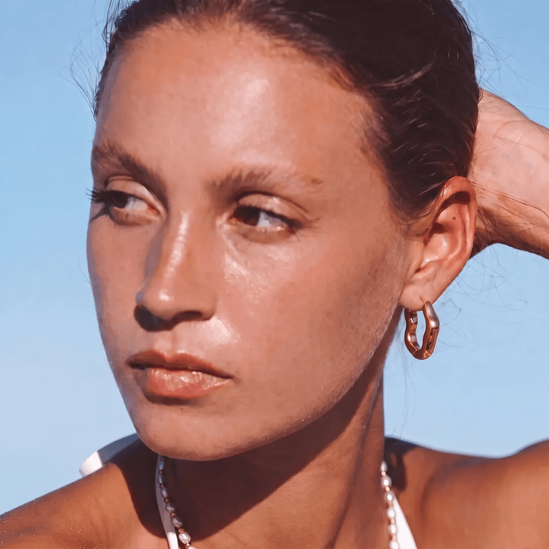 Organic Hoops — worn