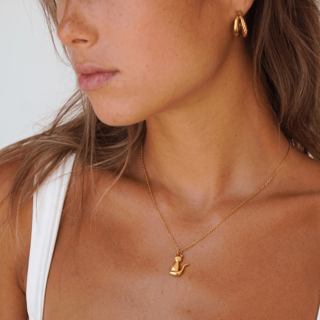 Kitty Necklace — worn