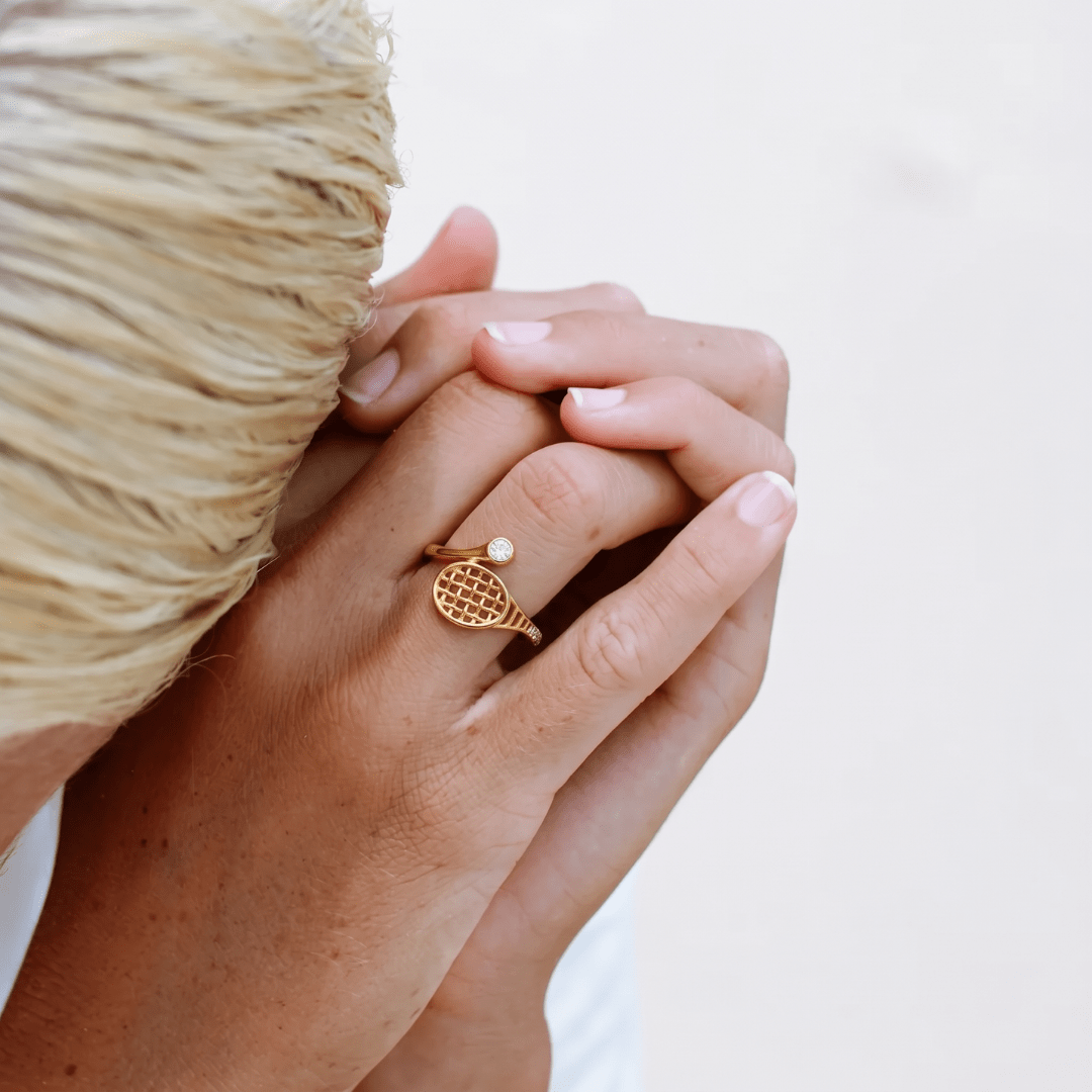 Racket Ring — worn