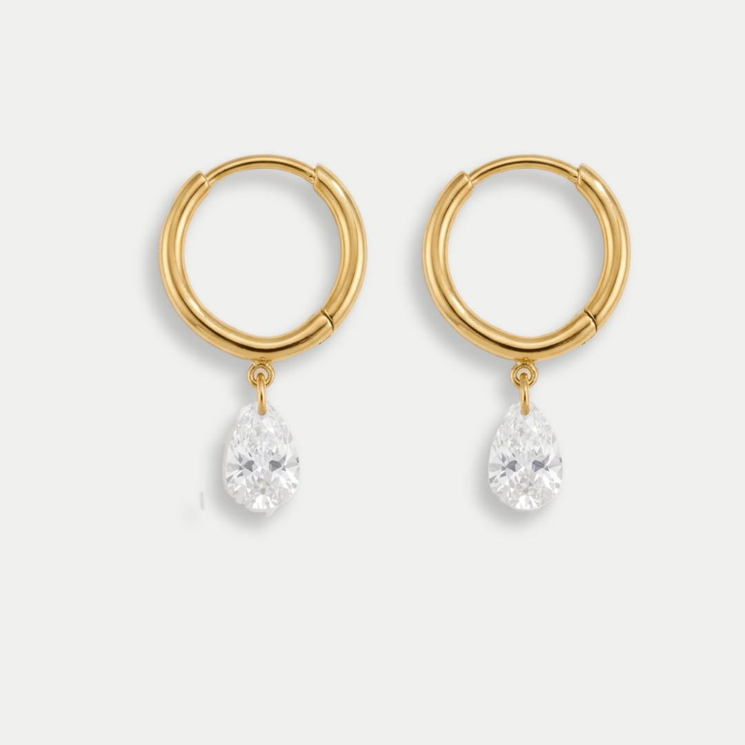 Teardrop Hoops — detail