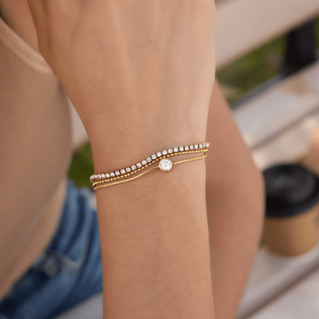 Stellar Bracelet Set — worn