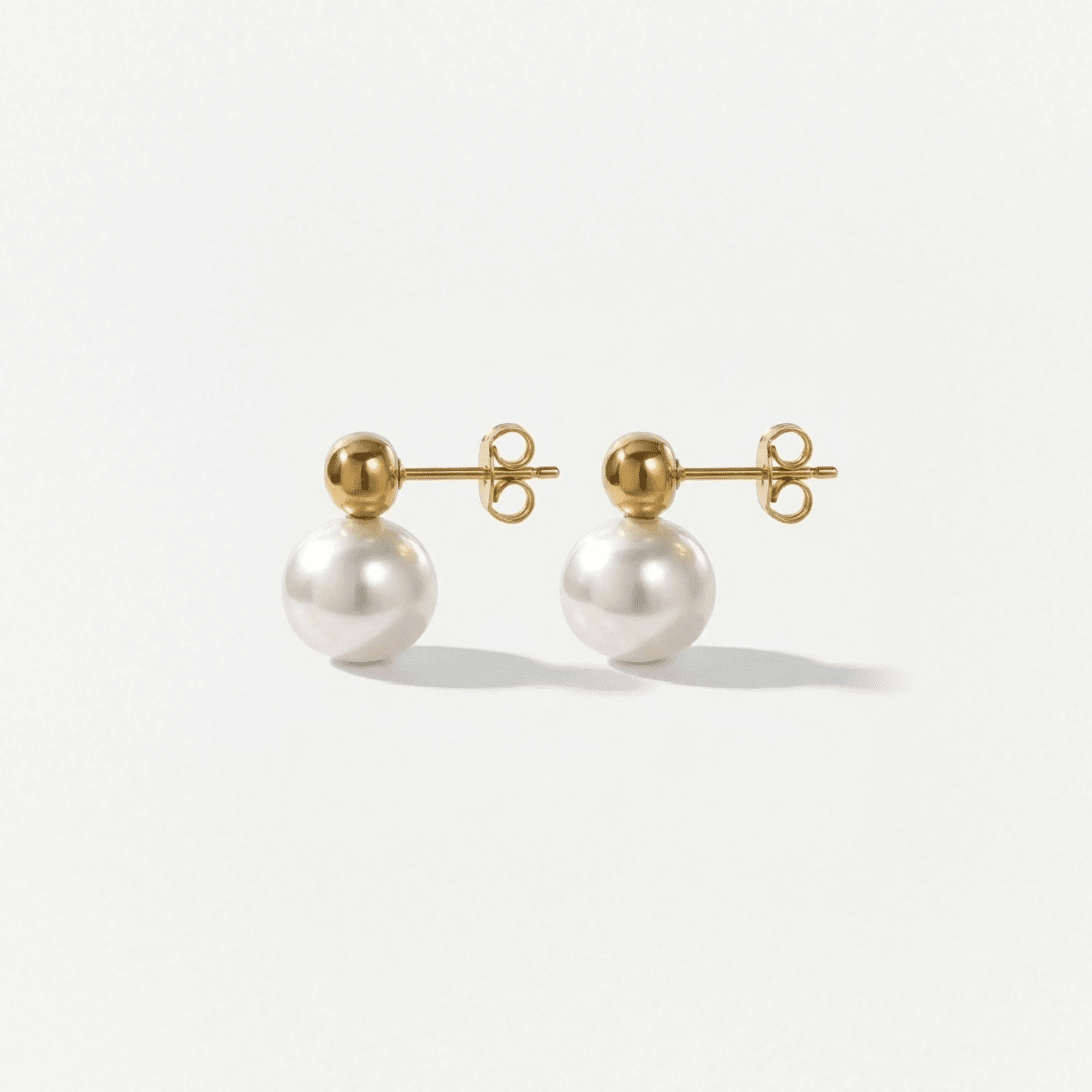 Pearl Dome Studs — detail