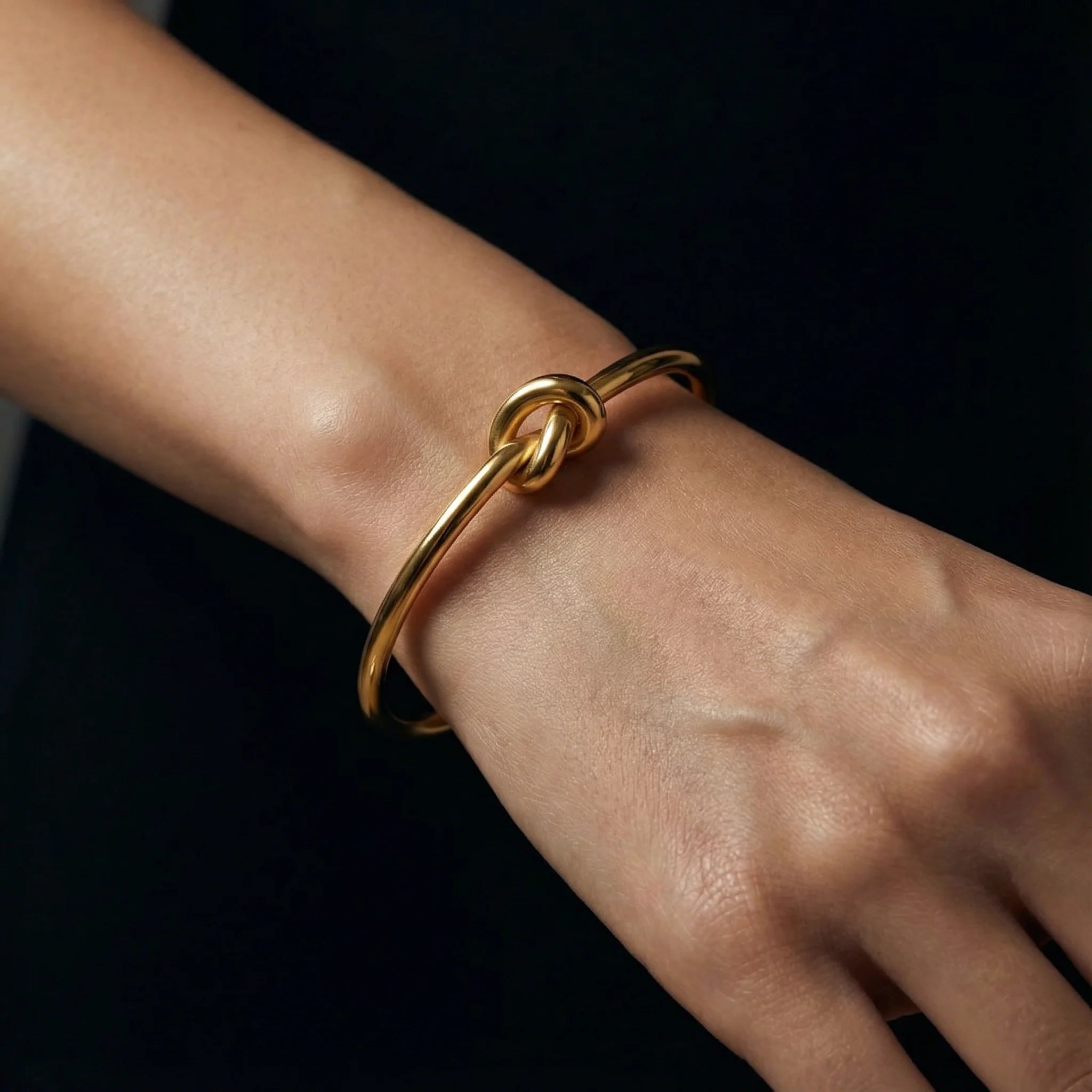 Knot Bangle — worn