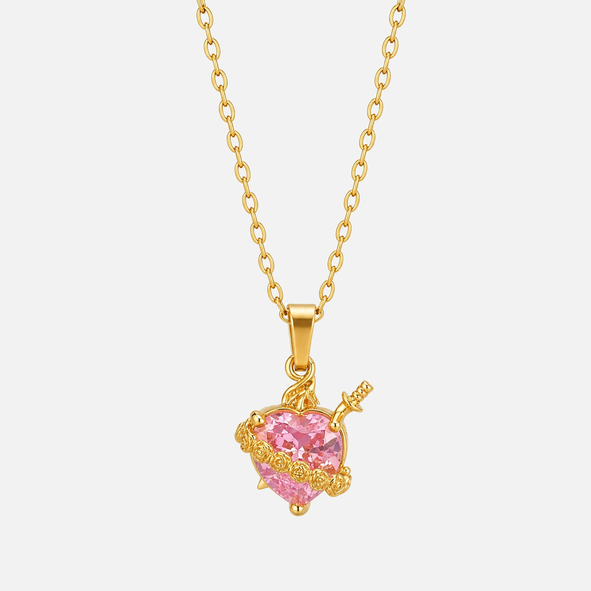 Heart of Mary Rose Necklace — studio shot