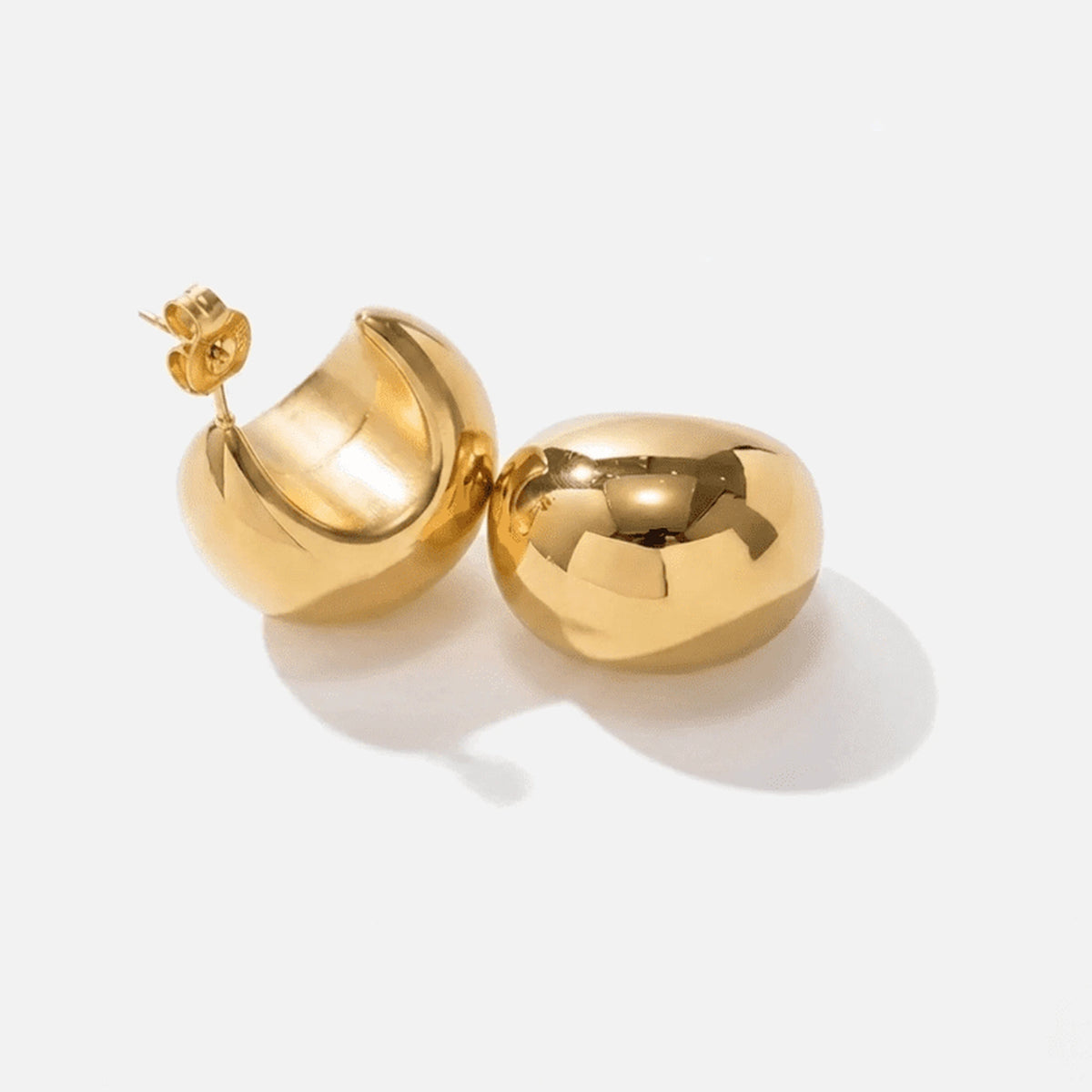Mia Dome Earrings — studio shot
