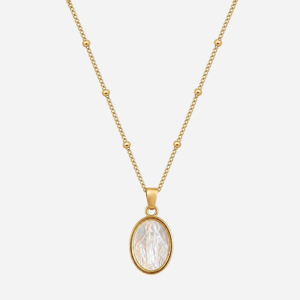 Our Lady of Grace Necklace — studio shot