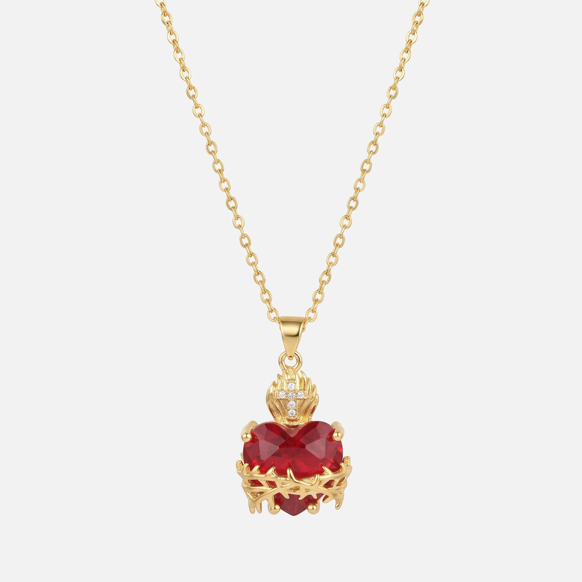 Sacred Heart of Jesus Necklace — studio shot