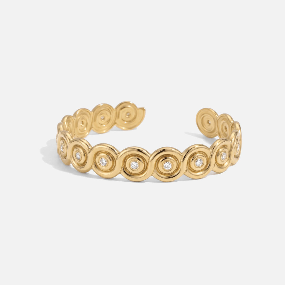 Seashell Swirl Cuff — studio shot