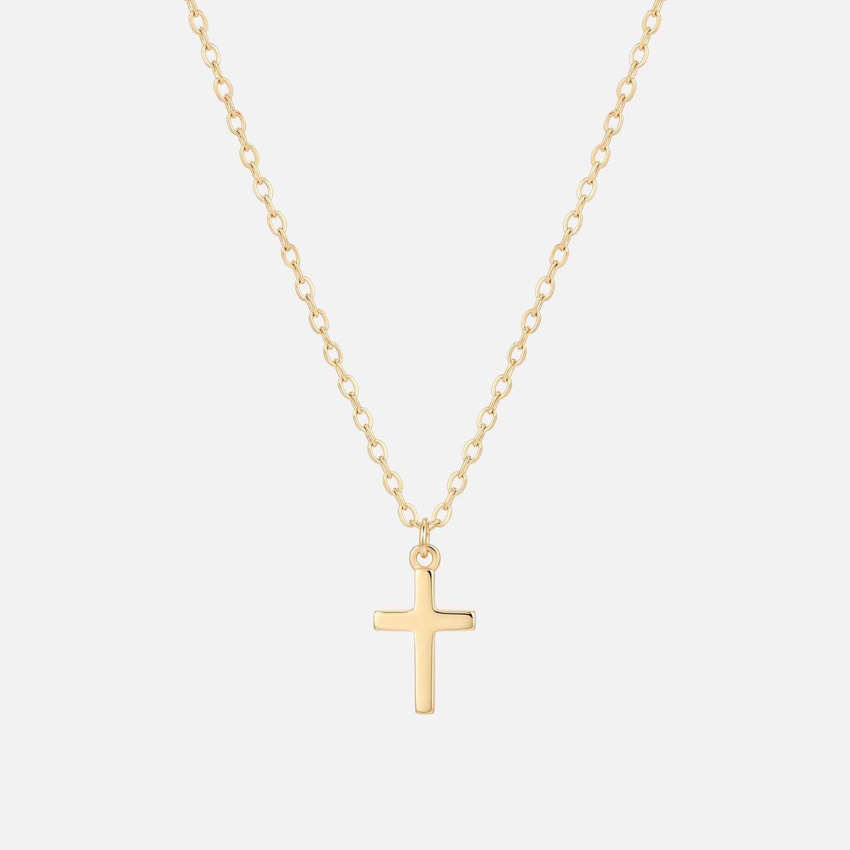 Timeless Cross Necklace — studio shot