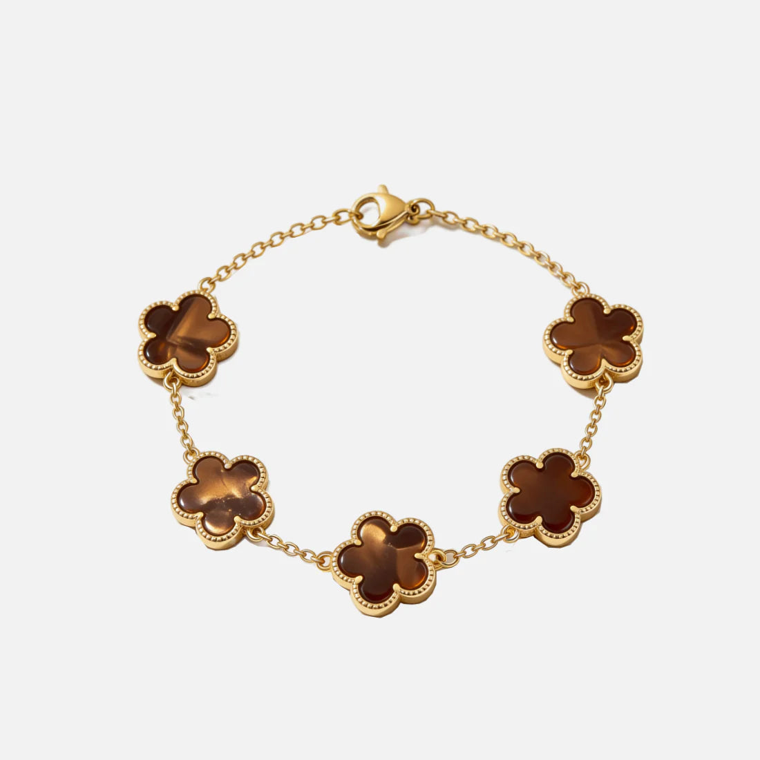 Bonheur Bracelet in Brown — studio shot