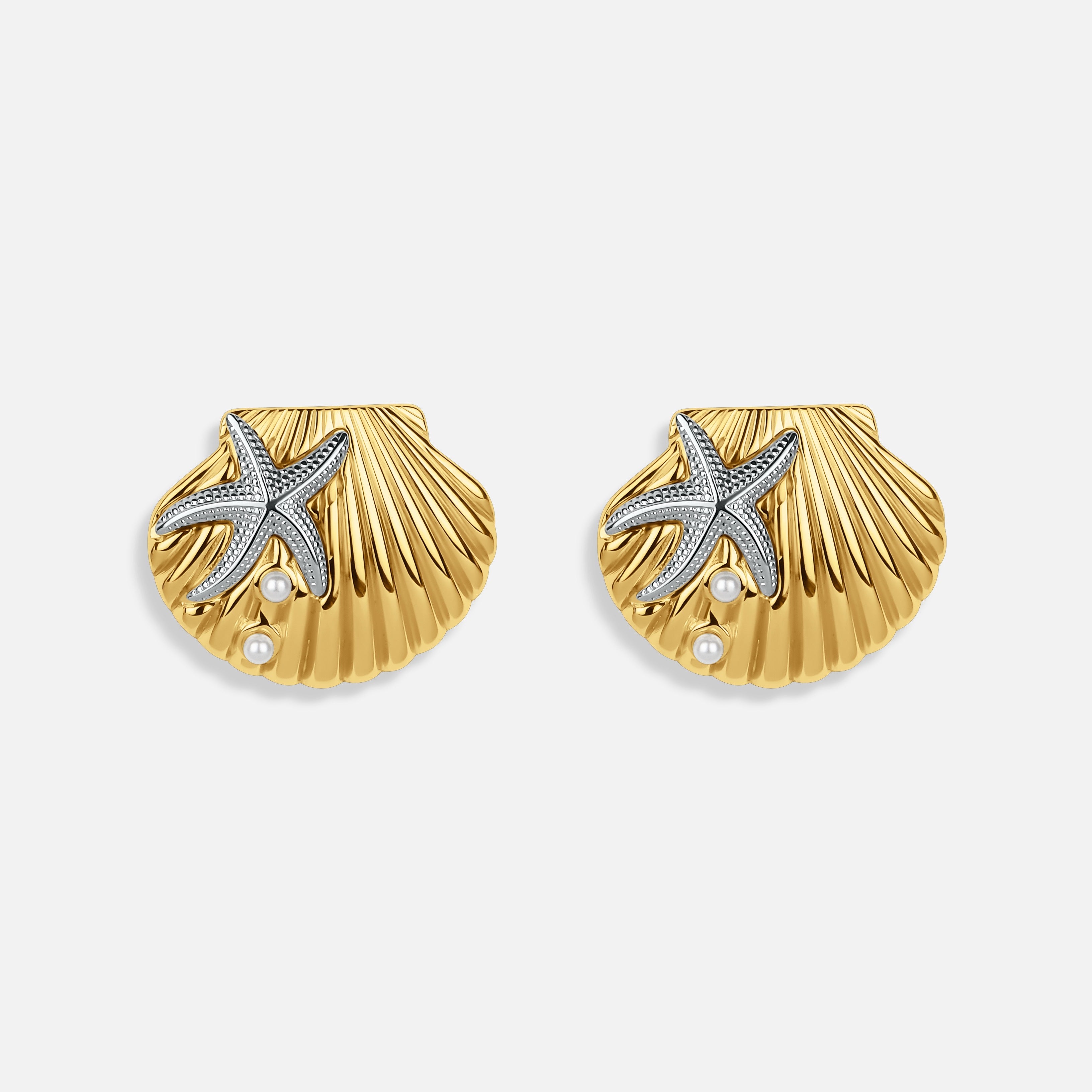 Ariel Earrings — studio shot on light grey