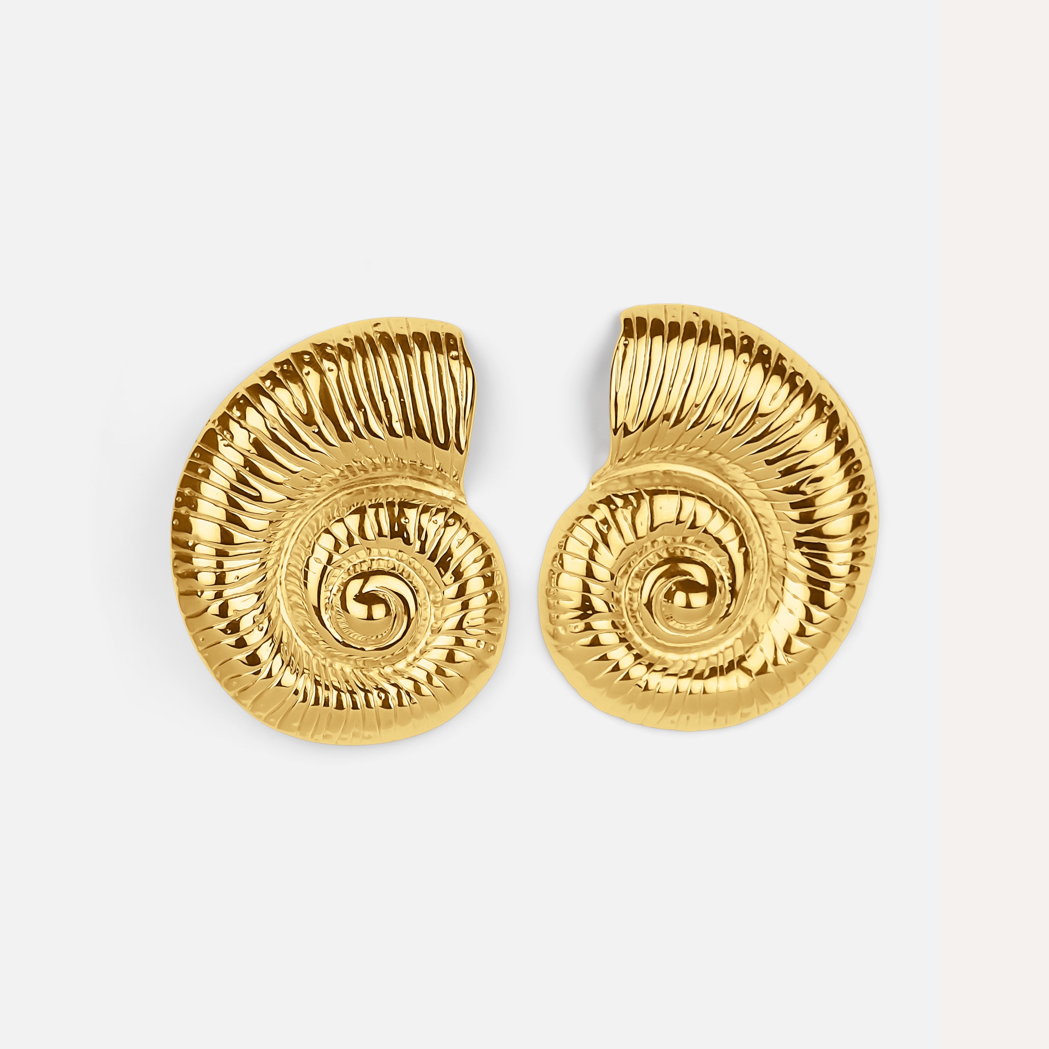 Luma Earrings — studio shot on light grey