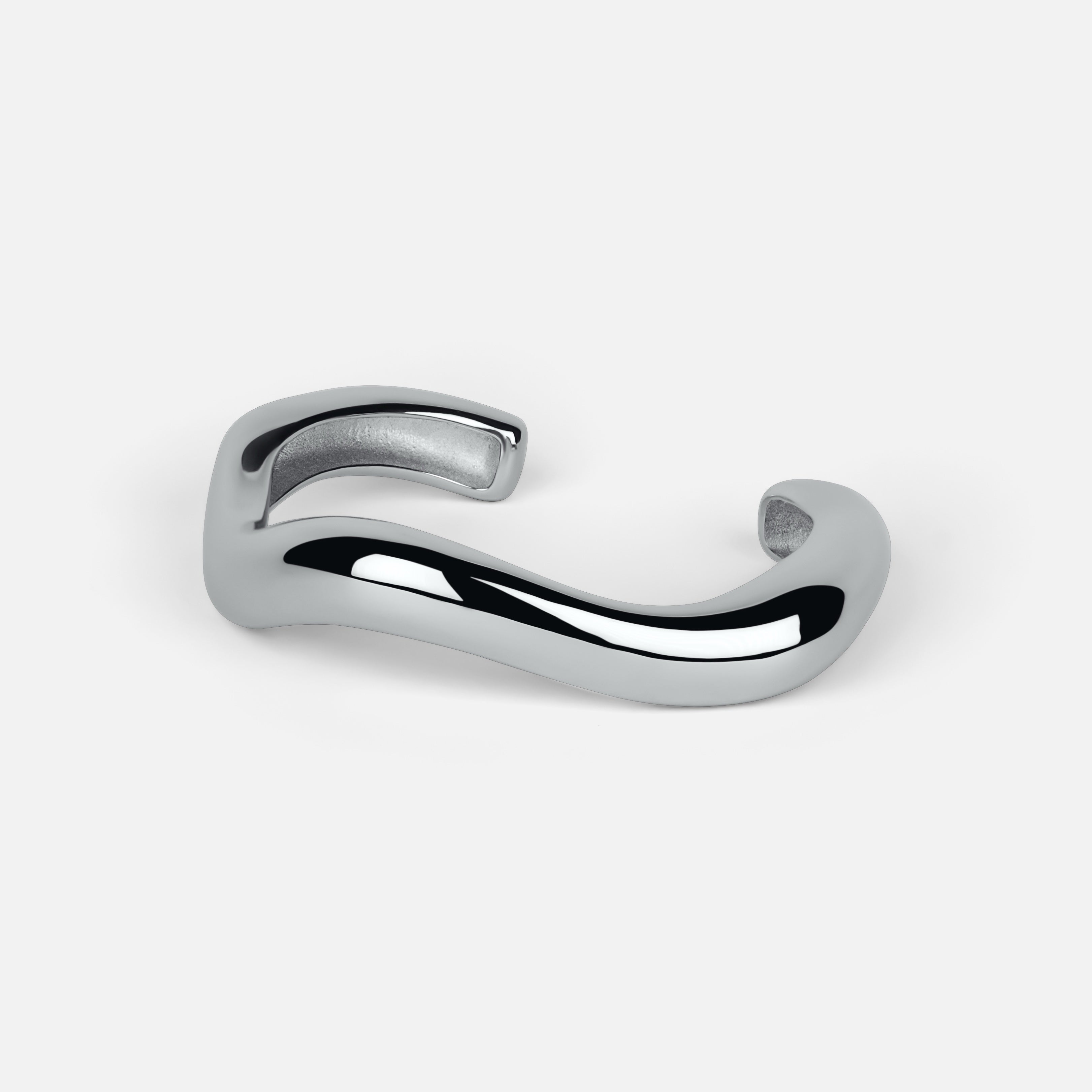 Luna Bangle — in Silver — studio shot