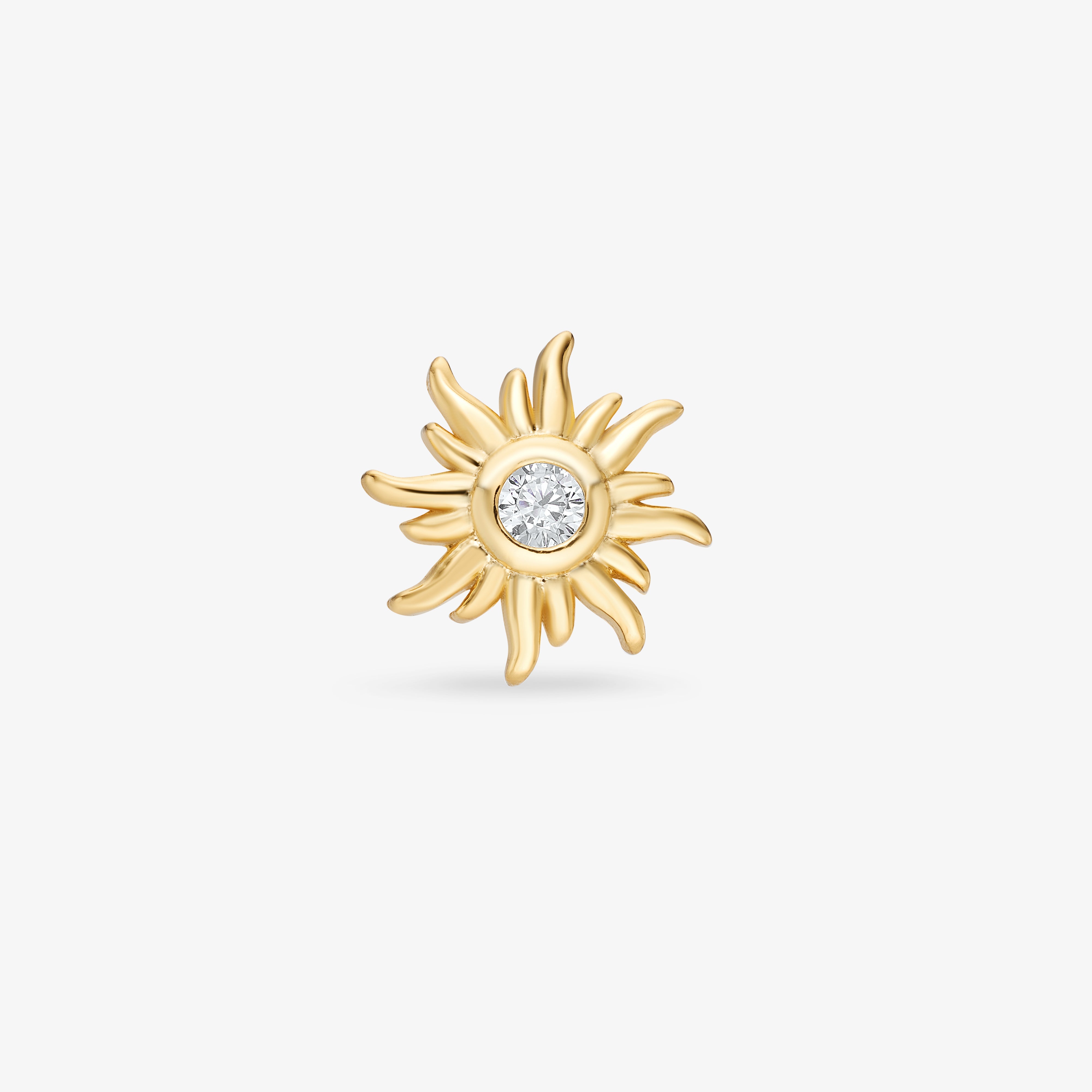 Little Sun Studs — detail