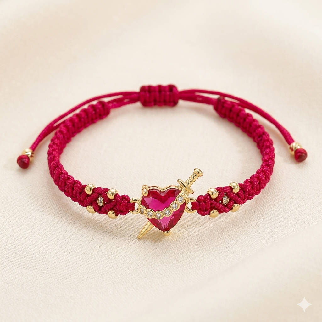 Heart of Mary Bracelet — detail