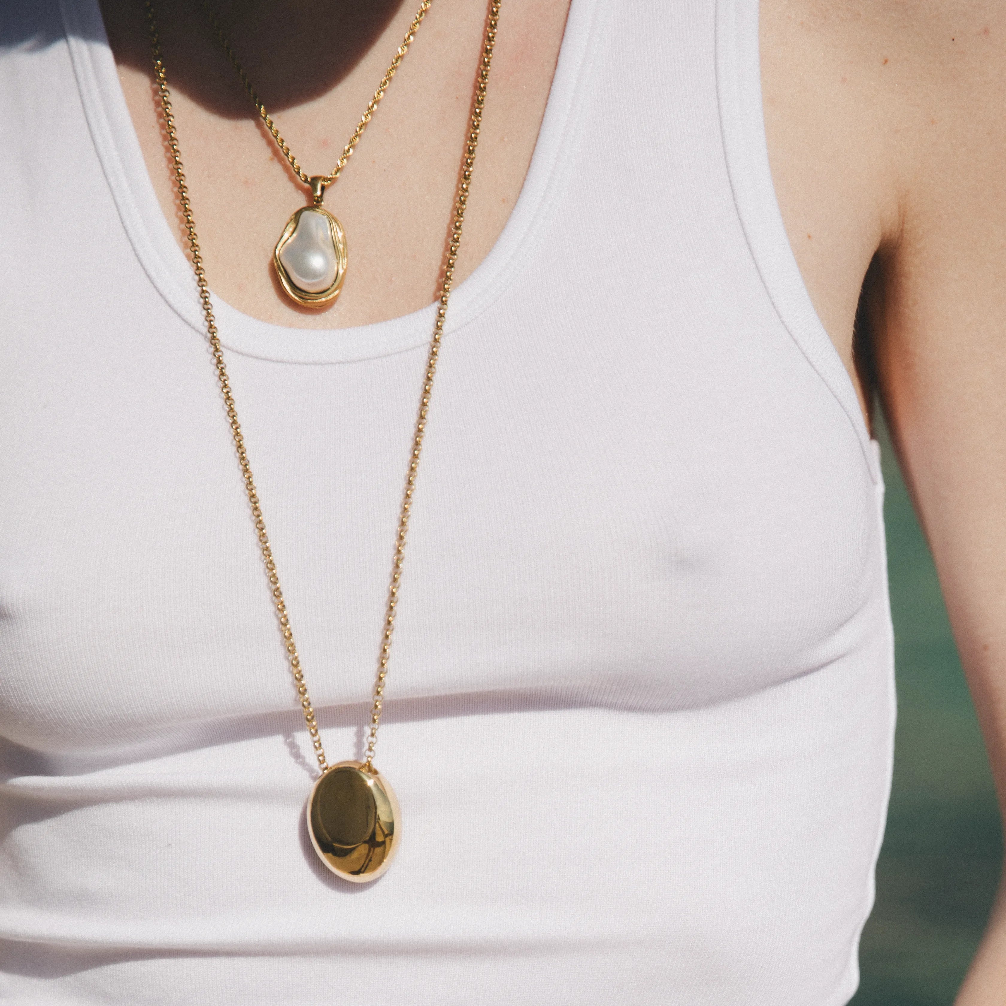 Atlas Necklace — worn