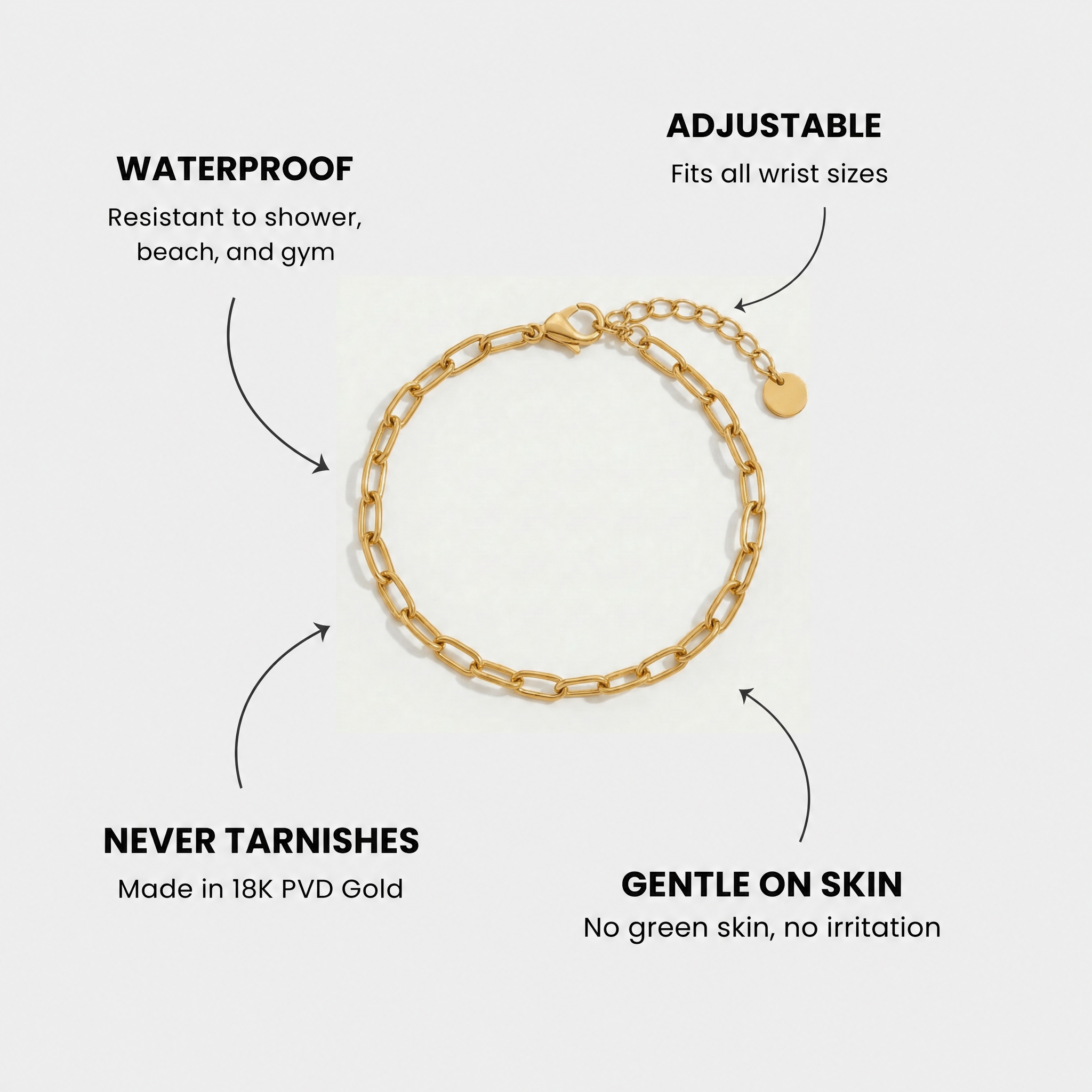 AylaGleam Clip Bracelet