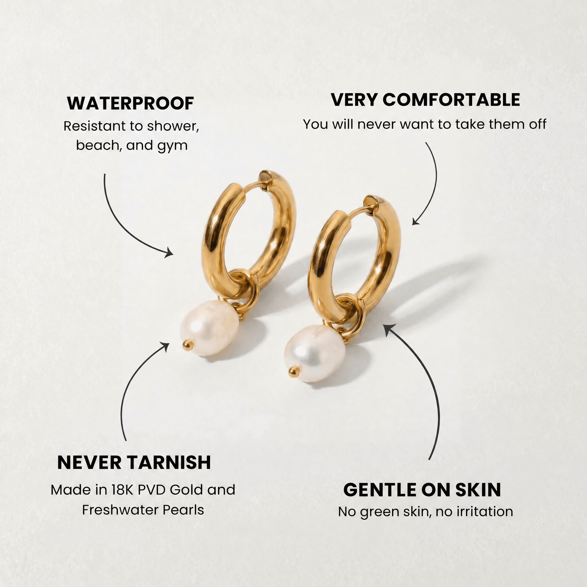 AylaGleam Bella Pearl Earrings