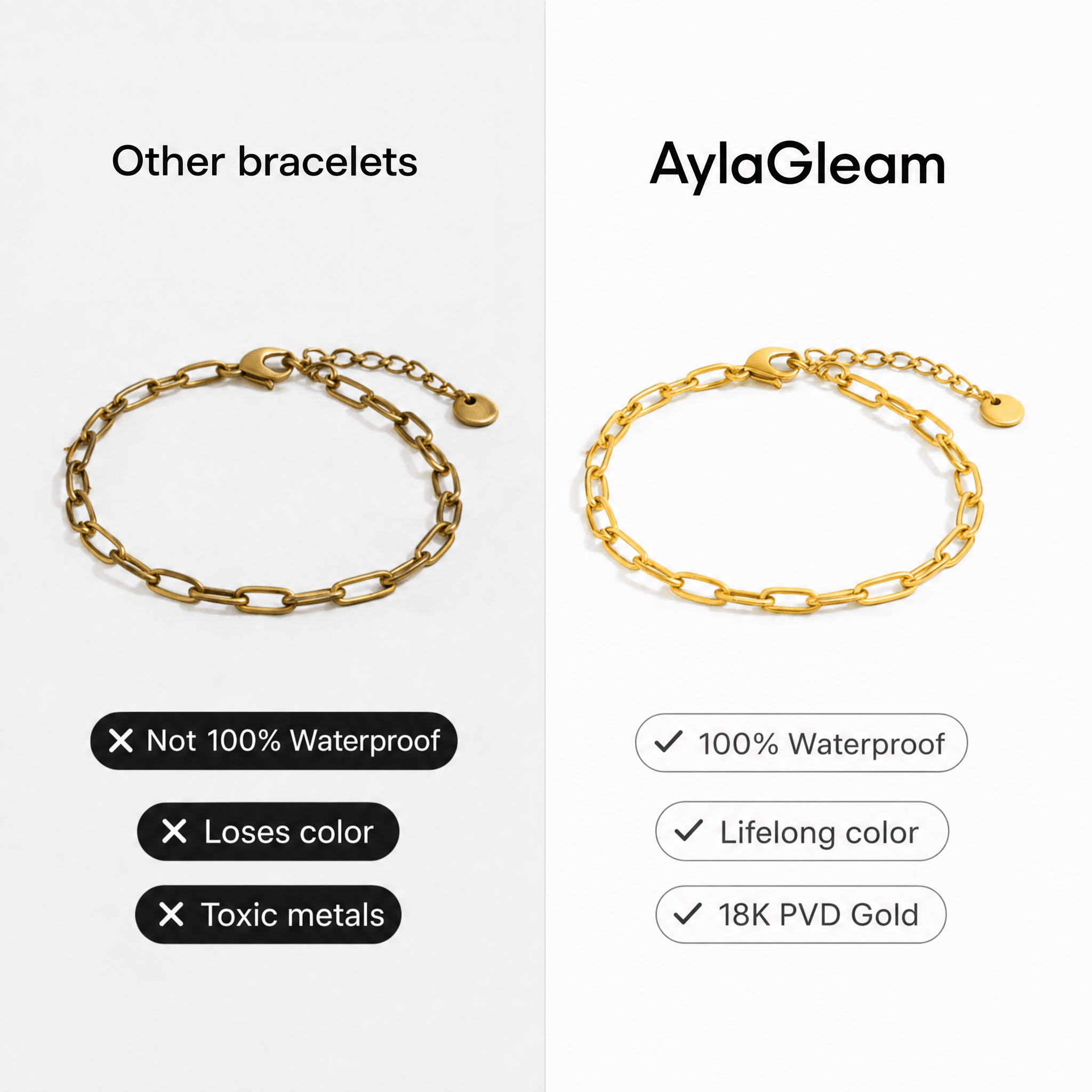 AylaGleam Clip Bracelet