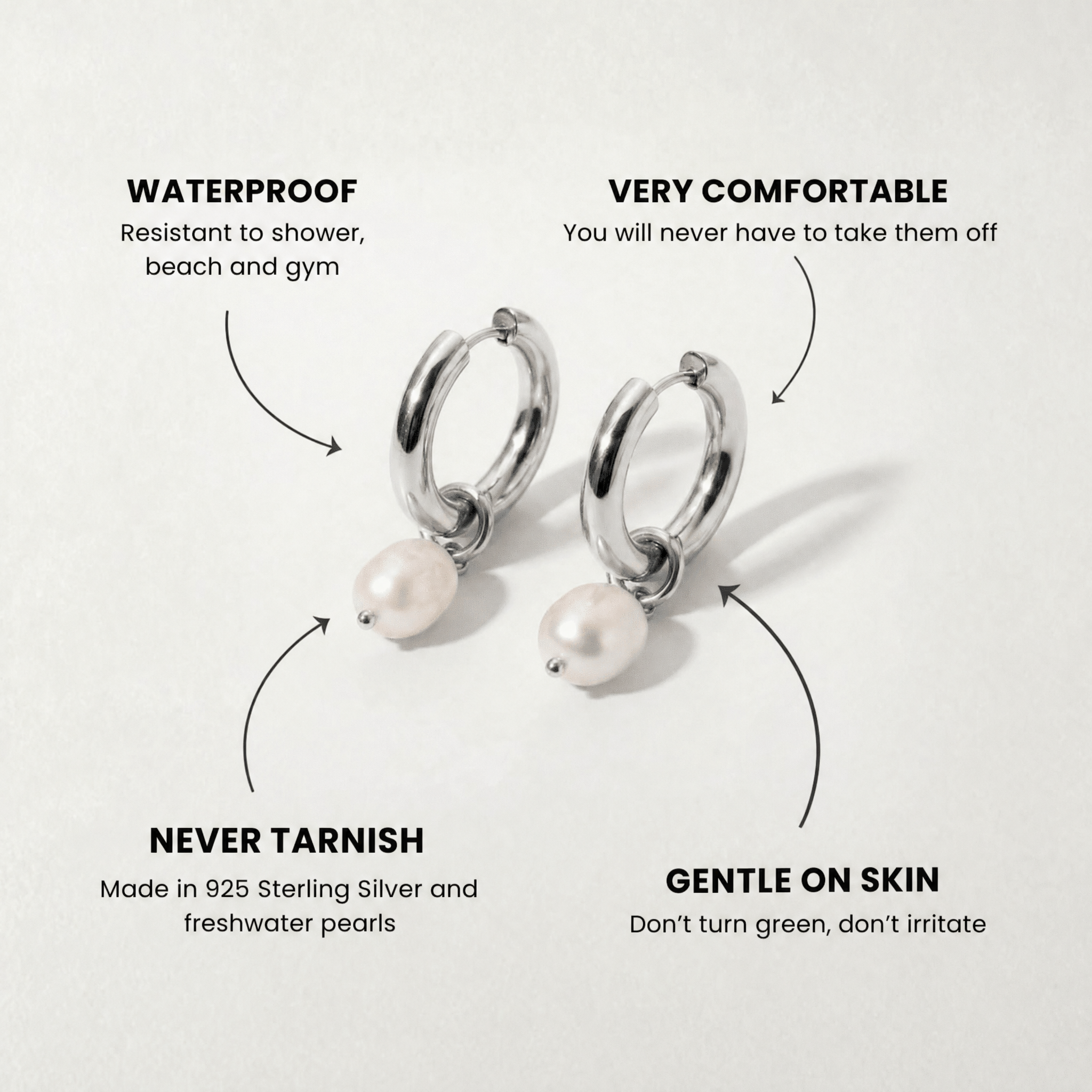 AylaGleam Bella Pearl Earrings
