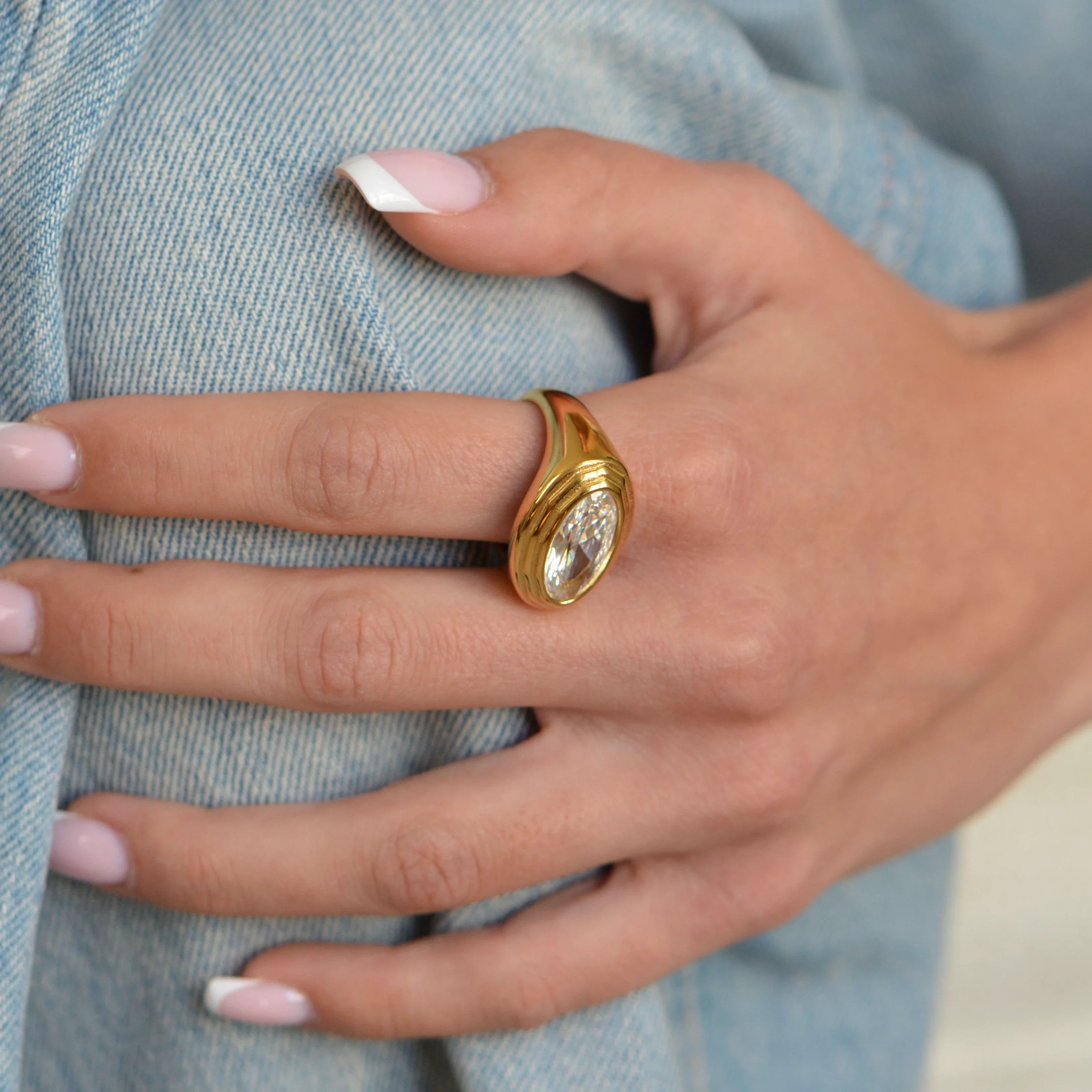 Alma Ring — worn