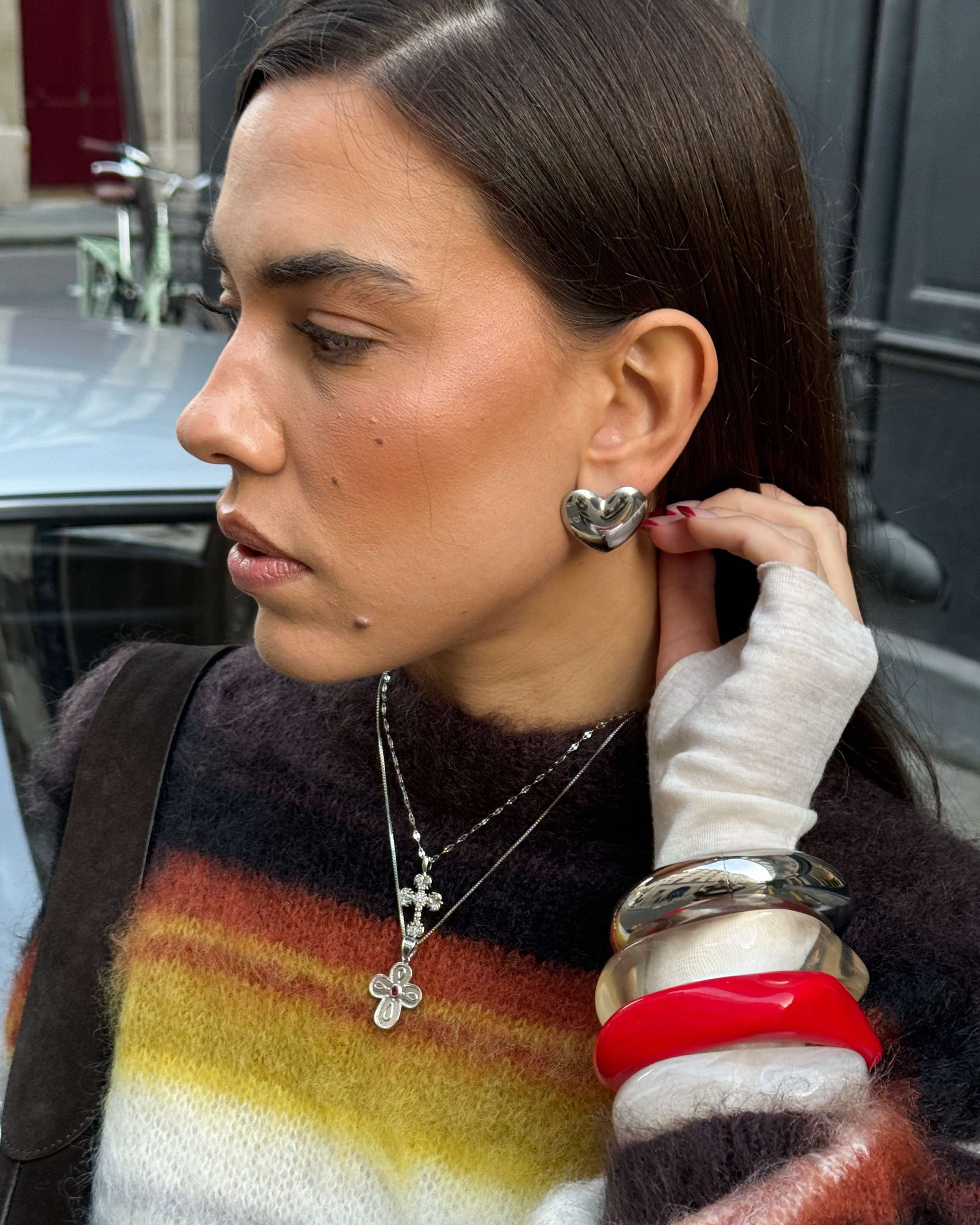 Amor Earrings — worn