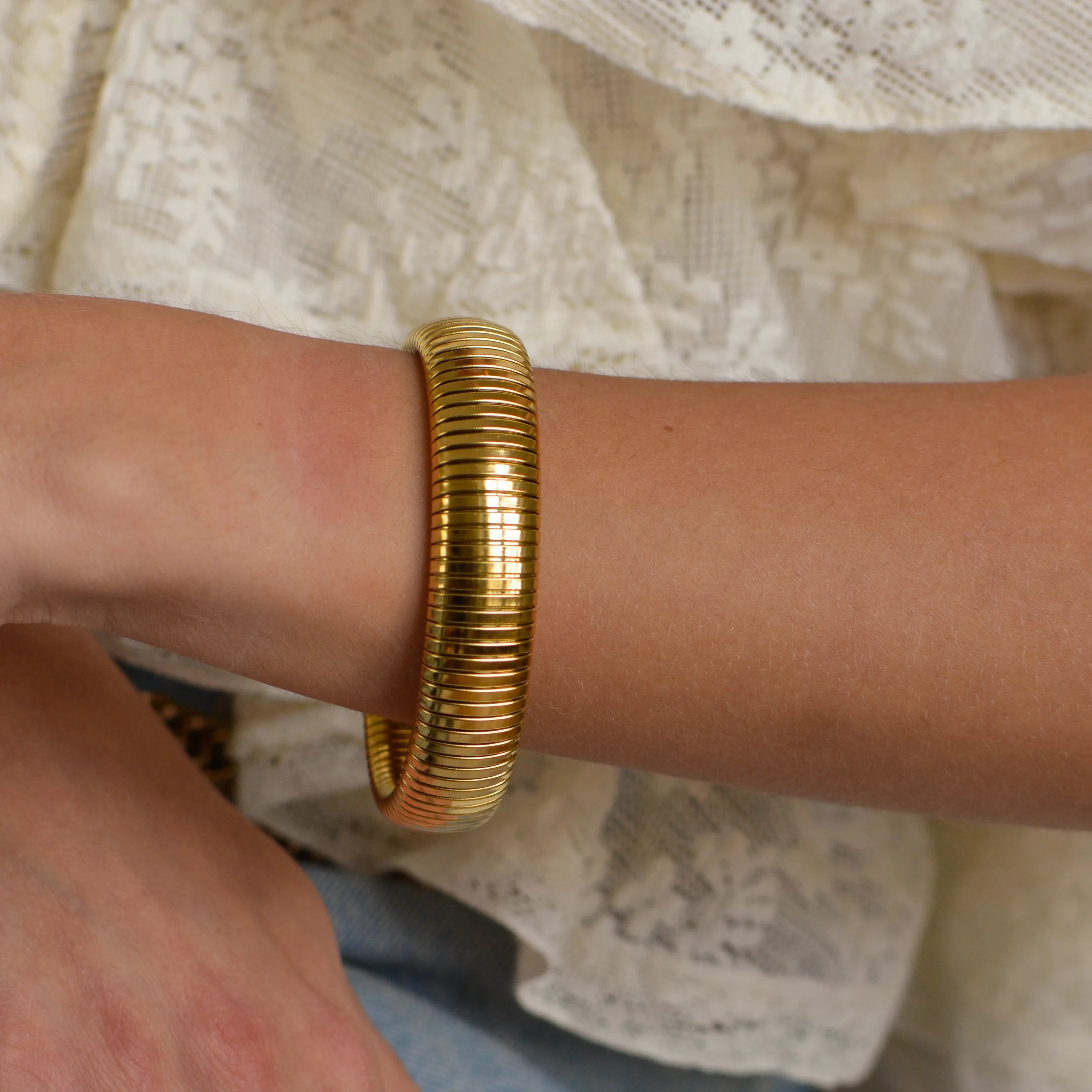 Gaia Bracelet — worn