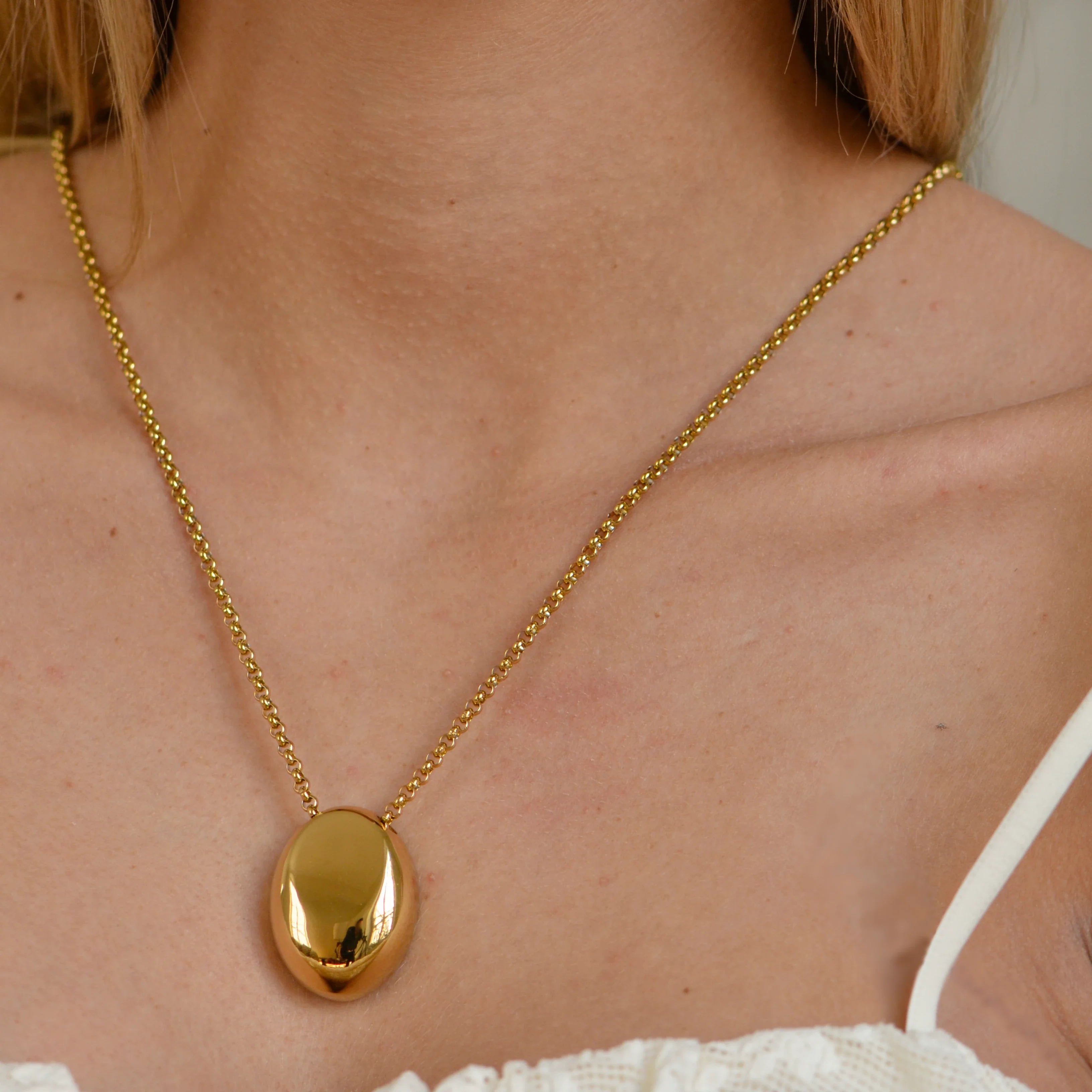 Mia Necklace — worn