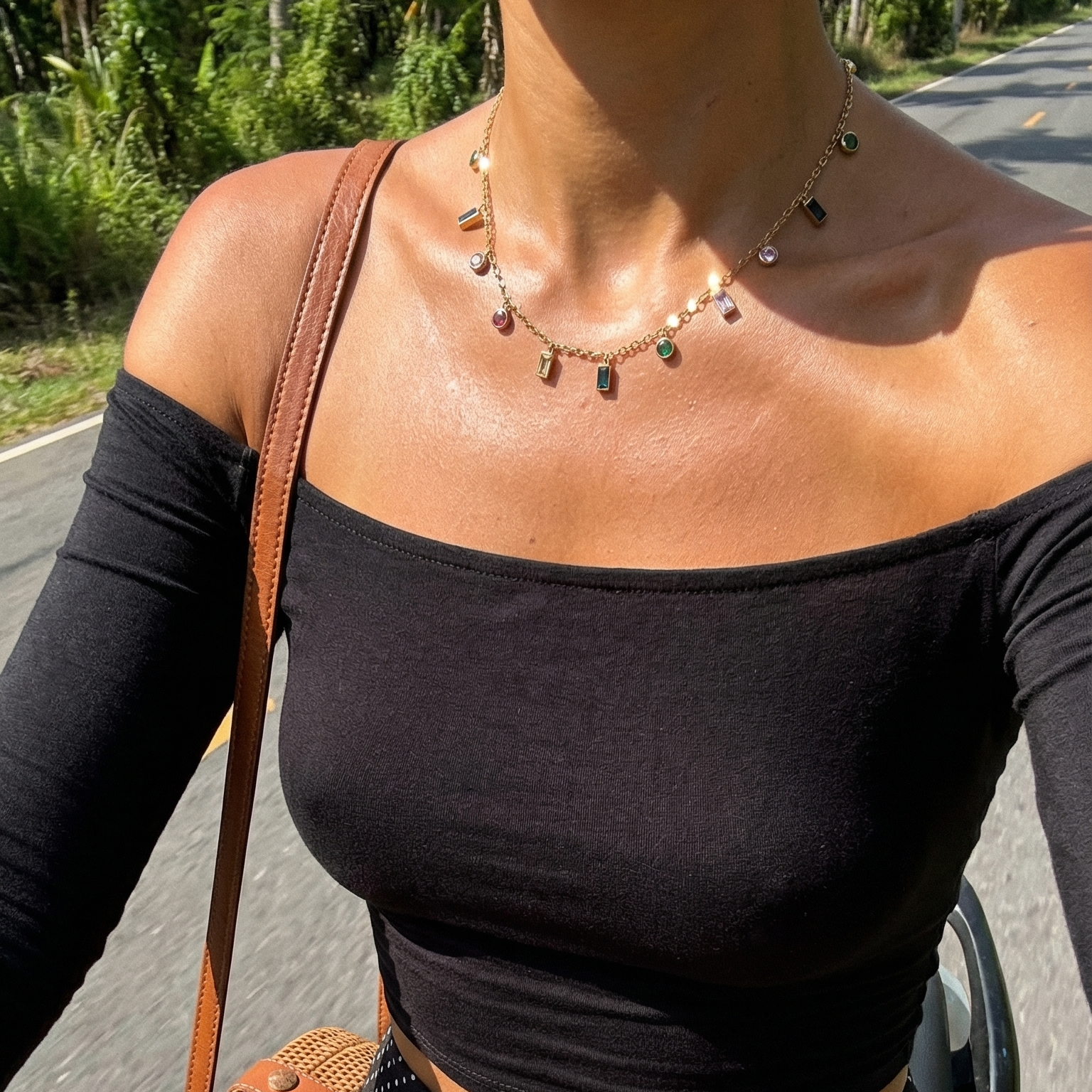 Anna Necklace — worn