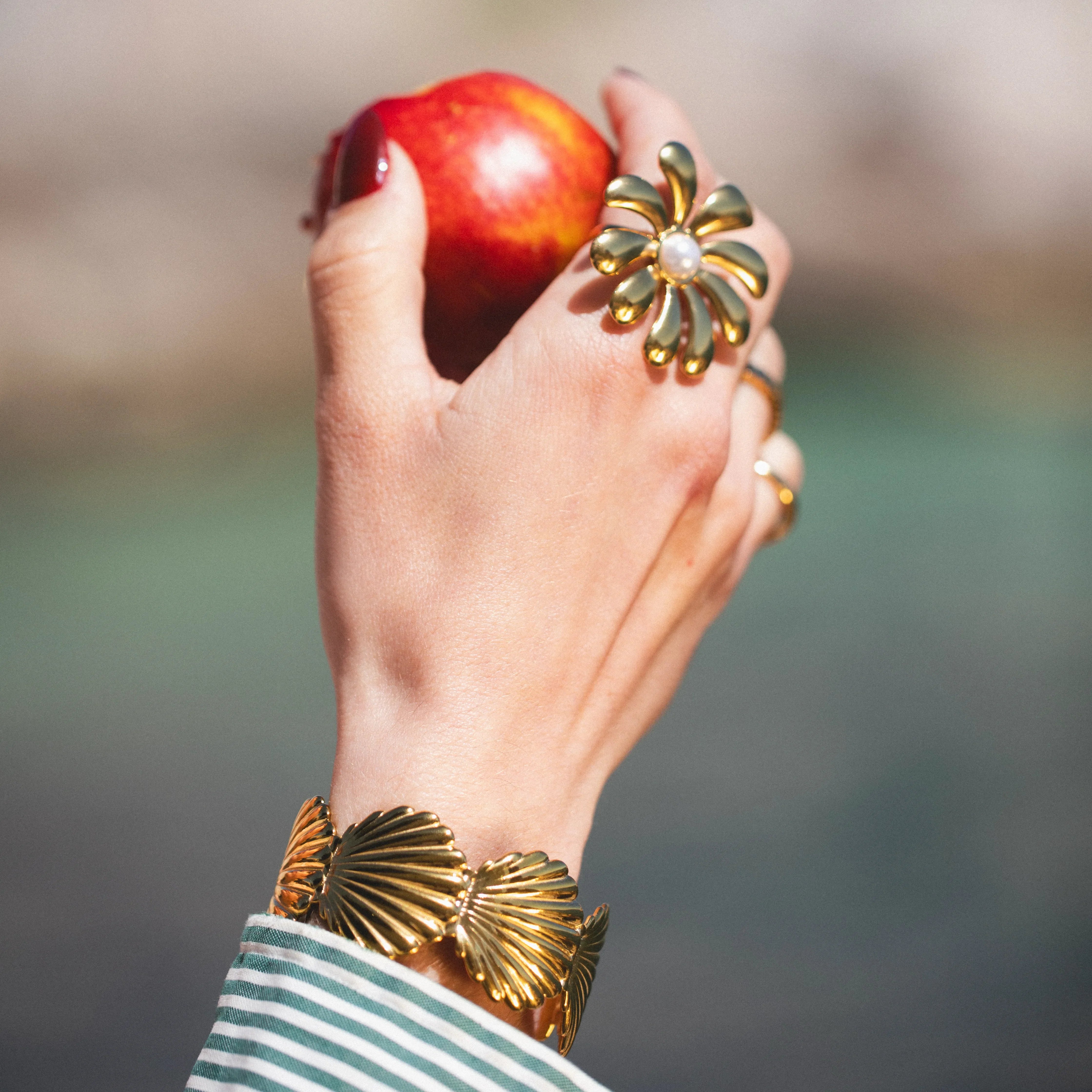 Lilia Ring — worn