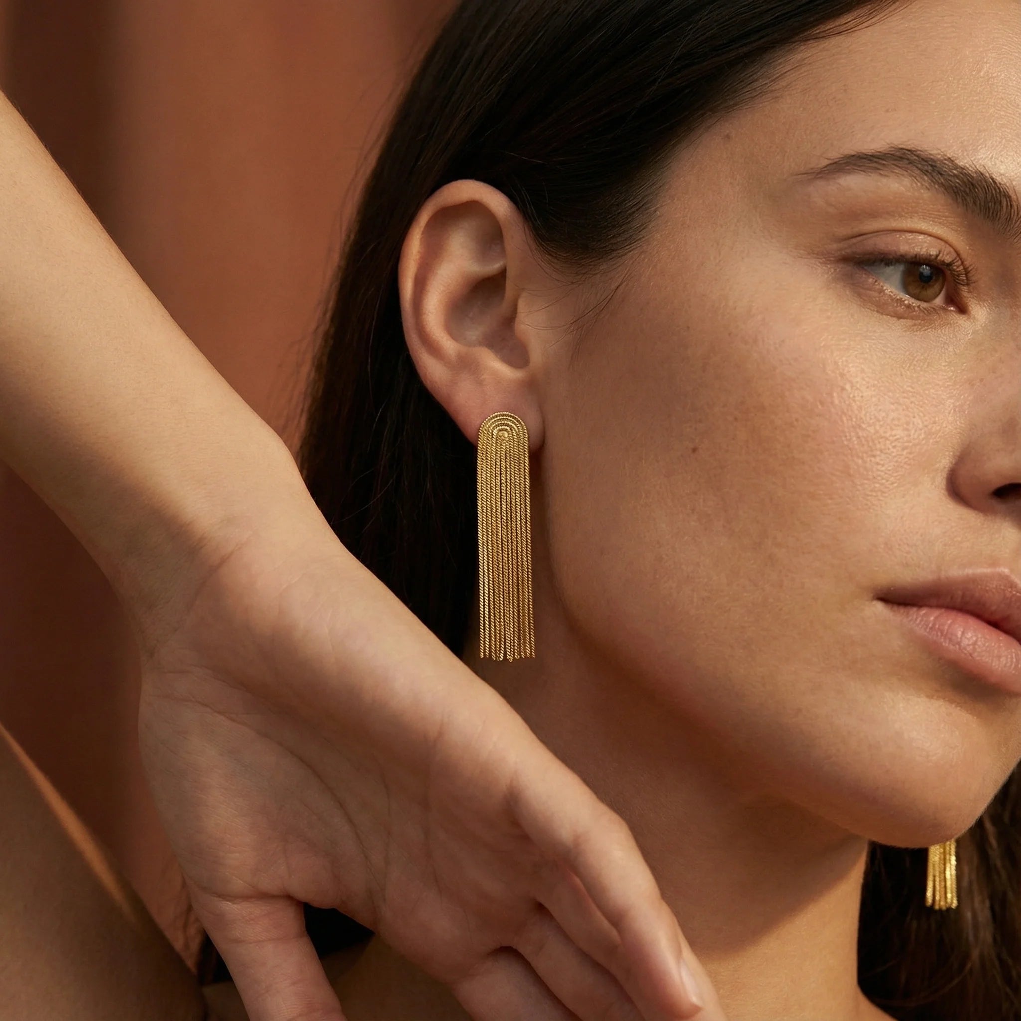 Diva Earrings — worn