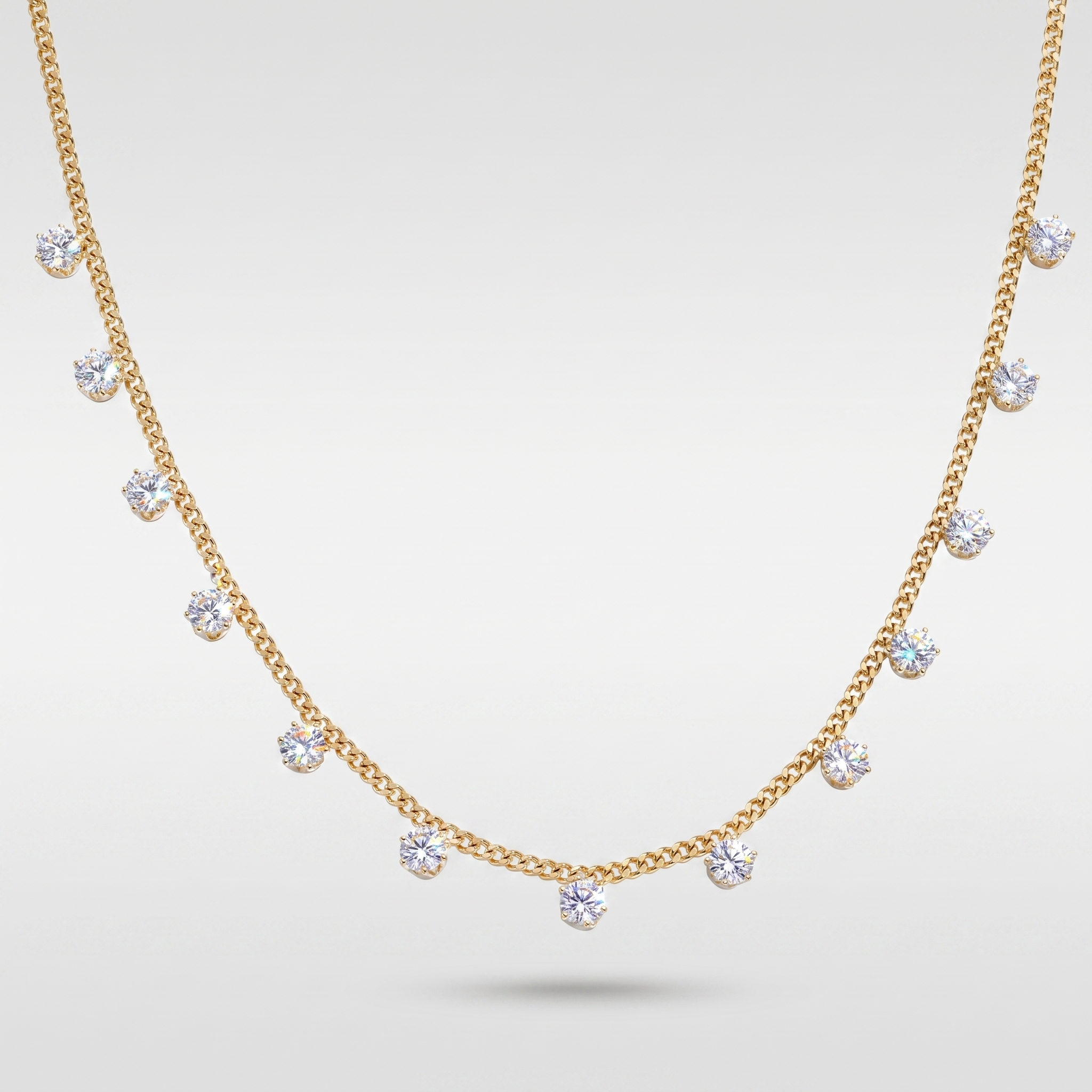 Lucia Necklace — studio shot on light grey