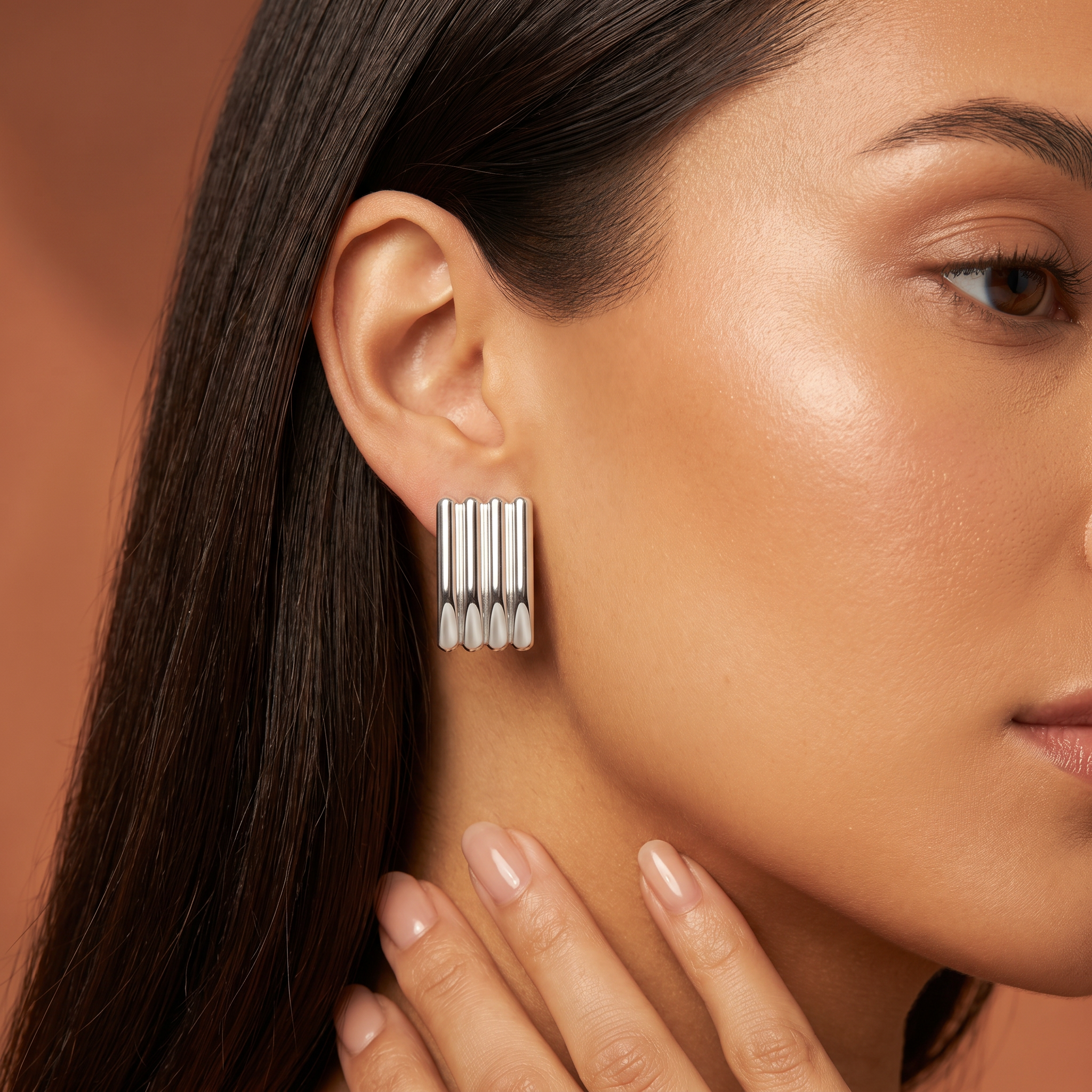 Silvia Earrings — worn
