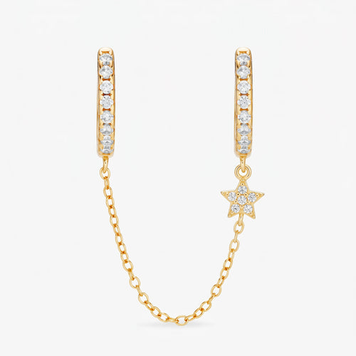 Star Chain Huggies — detail