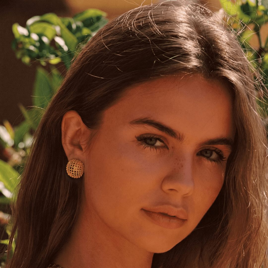 Mesh Studs — worn