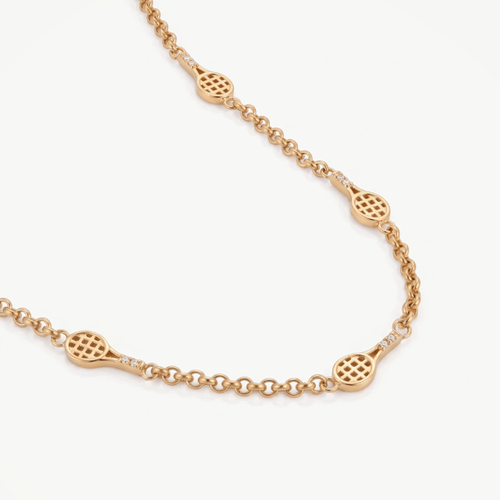 Racket Station Necklace — detail