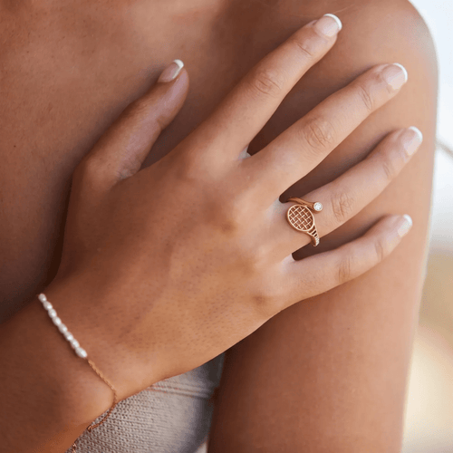 Racket Ring — worn