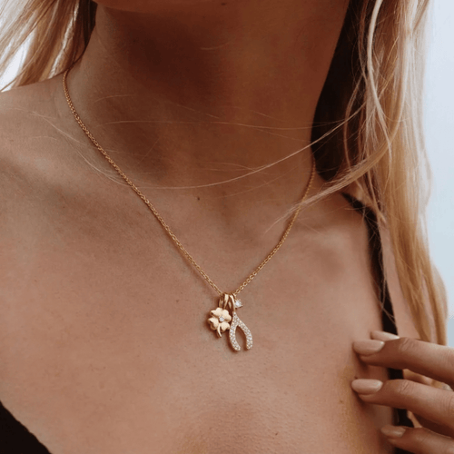 Lucky Charms Necklace — worn
