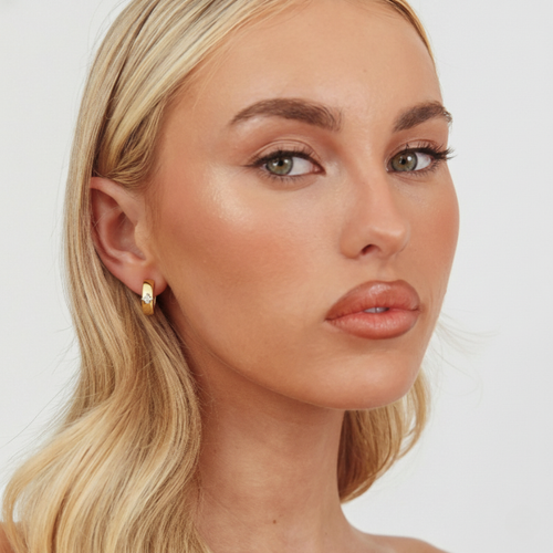 Grace Hoops — worn