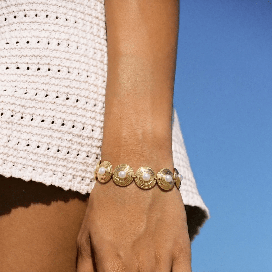 Medallion Bracelet — worn