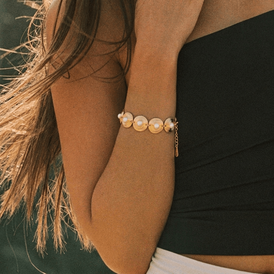 Medallion Bracelet — worn