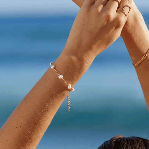 Sweet Pearl Bracelet — worn