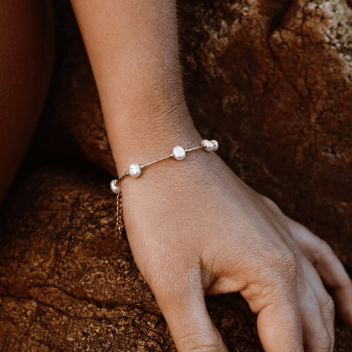 Sweet Pearl Bracelet — worn