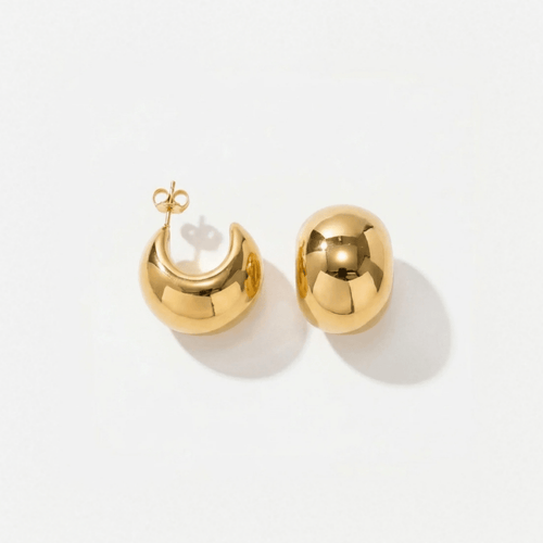 Mia Dome Earrings — detail