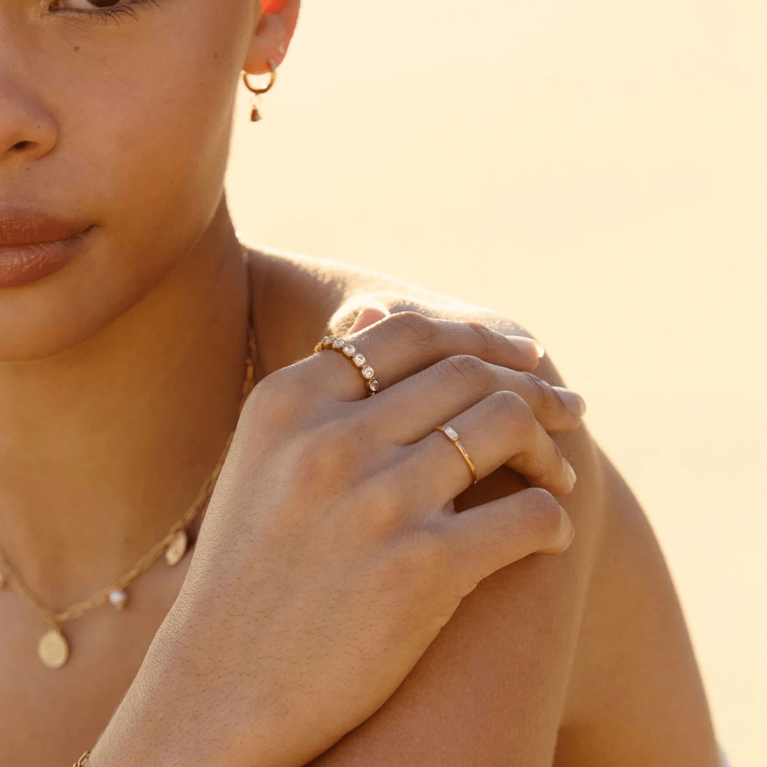 Dew Ring — worn