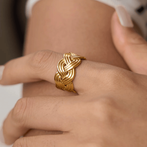 Braided Ring — worn