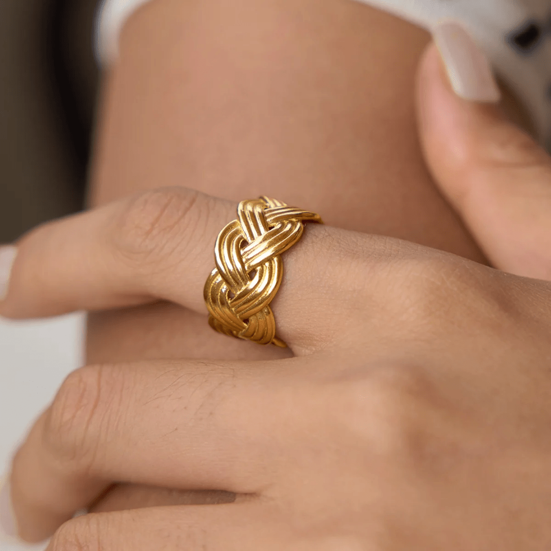 Braided Ring — worn