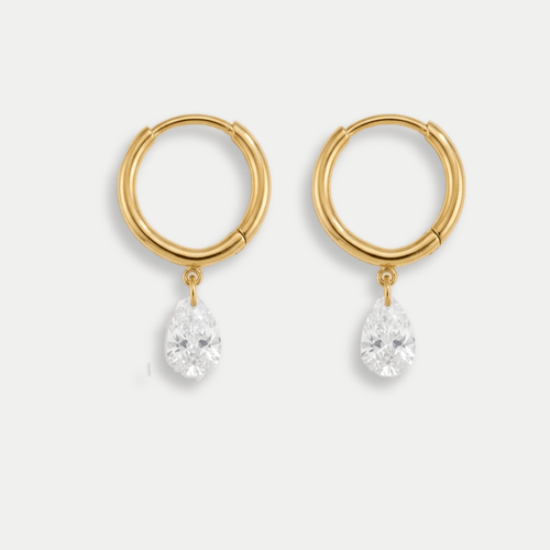Teardrop Hoops — detail