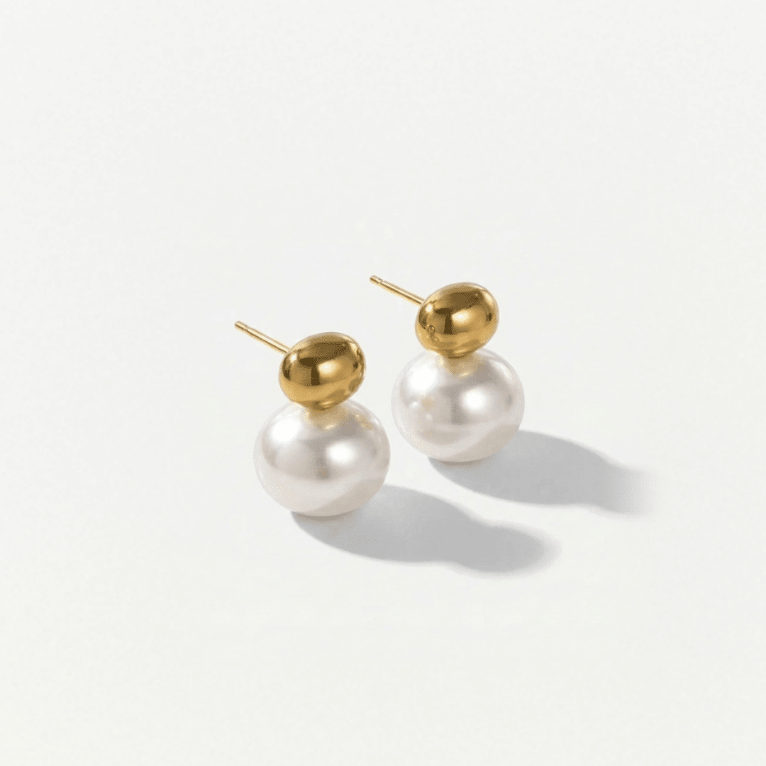 Pearl Dome Studs — detail