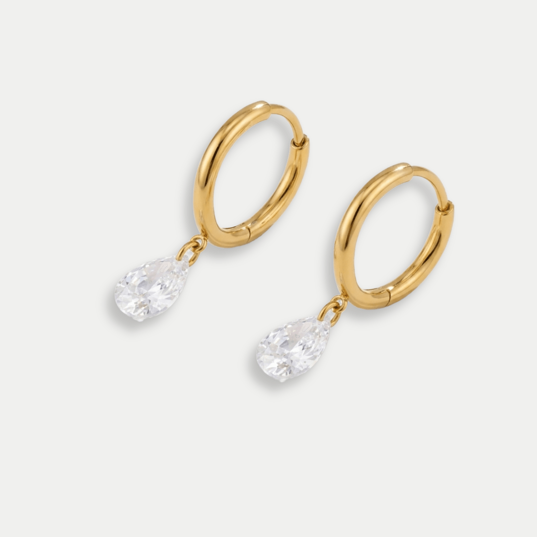 Teardrop Hoops — detail